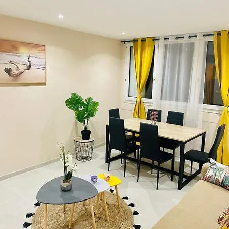 Apartmán La Saveur Tropicale-proche Centre Ville-aeroport Beauvais